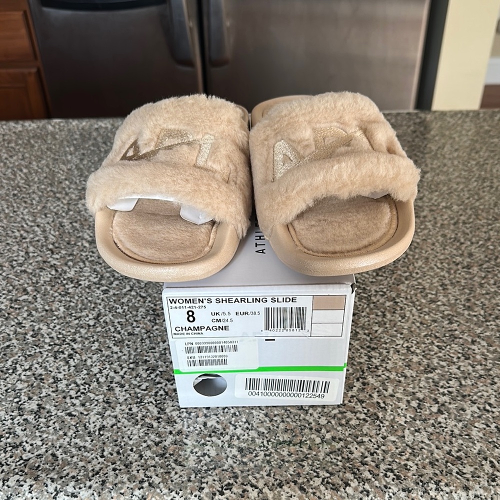 APL Shearling Slide